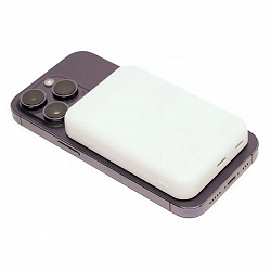 Внешний аккумулятор KeePhone Power Boost MagSafe 5000 mAh, белый  