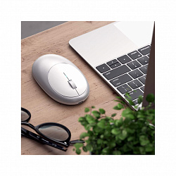 Мышь беспроводная Satechi M1 Bluetooth Wireless Mouse, серебристый