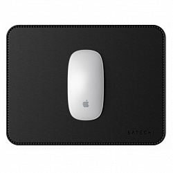 Коврик для компьютерной мыши Satechi Eco Leather Mouse Pad, эко-кожа, 25 x 19 см, черный