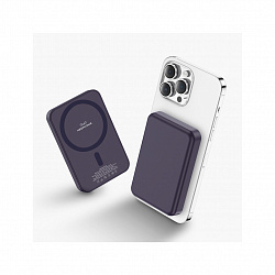 Внешний аккумулятор KeePhone Power Boost MagSafe 5000 mAh, фиолетовый
