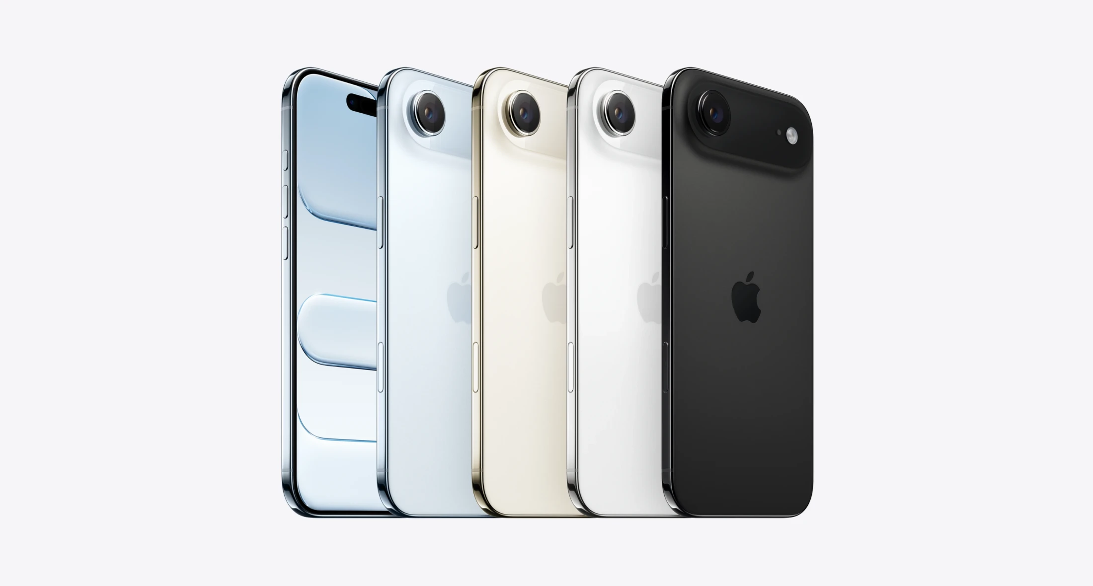iPhone Air Sky Blue, Light Gold, Cloud White, Space Black iPhone Air Sky Blue, Light Gold, Cloud White, Space Black